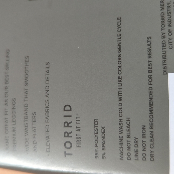 Torrid Faux Leather Black Leggings - Picture 7 of 11